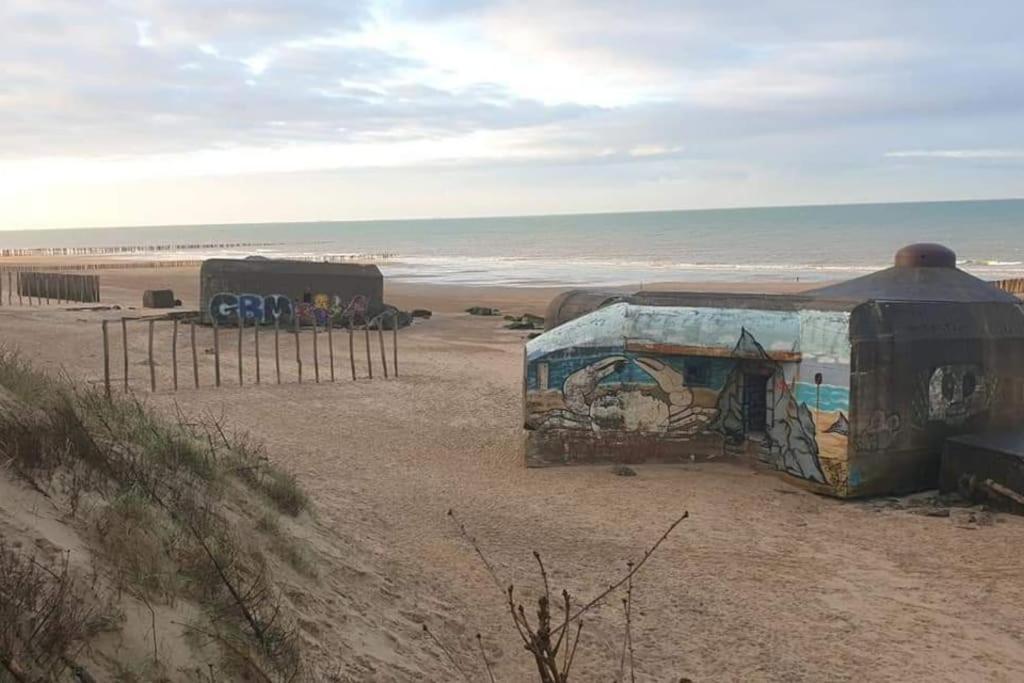Gite 3 Chambres Neuf Proche Plage Oye-Plage Exteriör bild